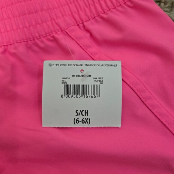 OP Hot Pink Girls Shorts 6/6X NWT - Picture 4 of 7
